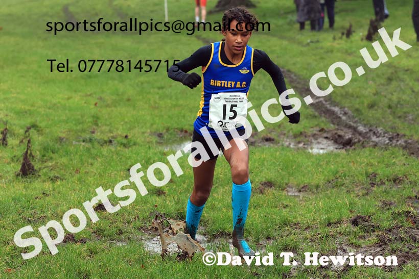 Girls under-13s 2023 NECAA Cross Country Relays, Thornley Hall Farm, Peterlee, County Durham. Photo: David T. Hewitson/Sports for All Pics